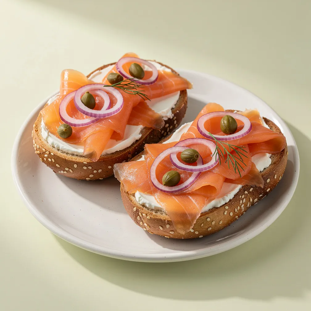 Bagel mit Räucherlachs — nutrition facts