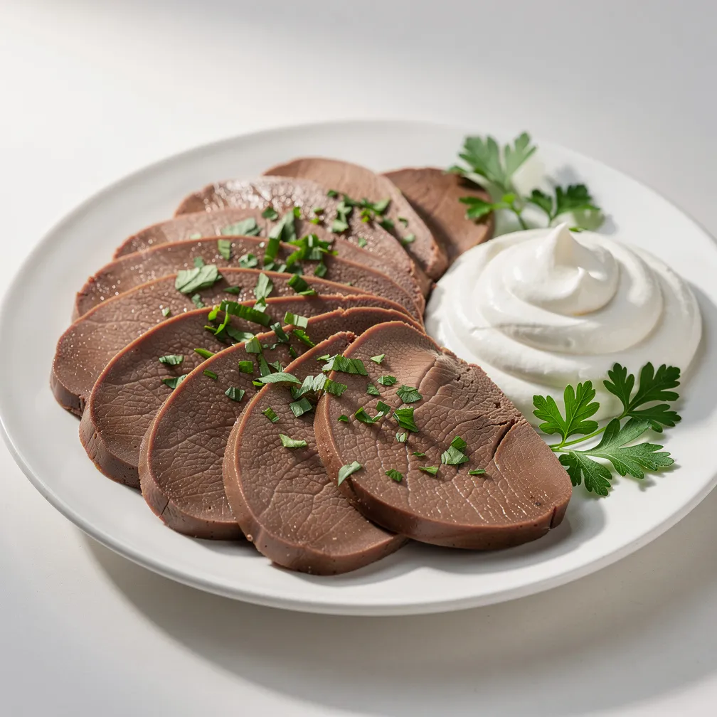 Rinderzunge mit Meerrettich — nutrition facts