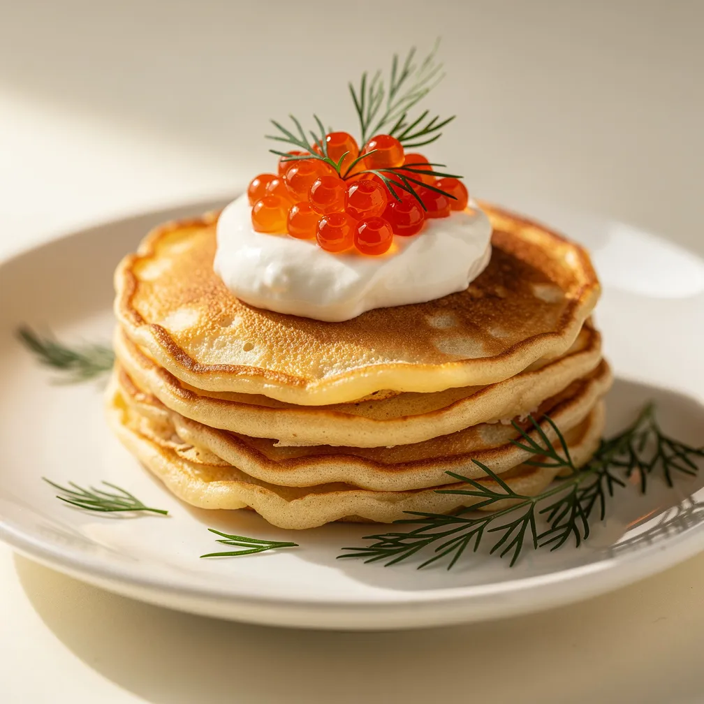 Blini mit Sauerrahm — nutrition facts