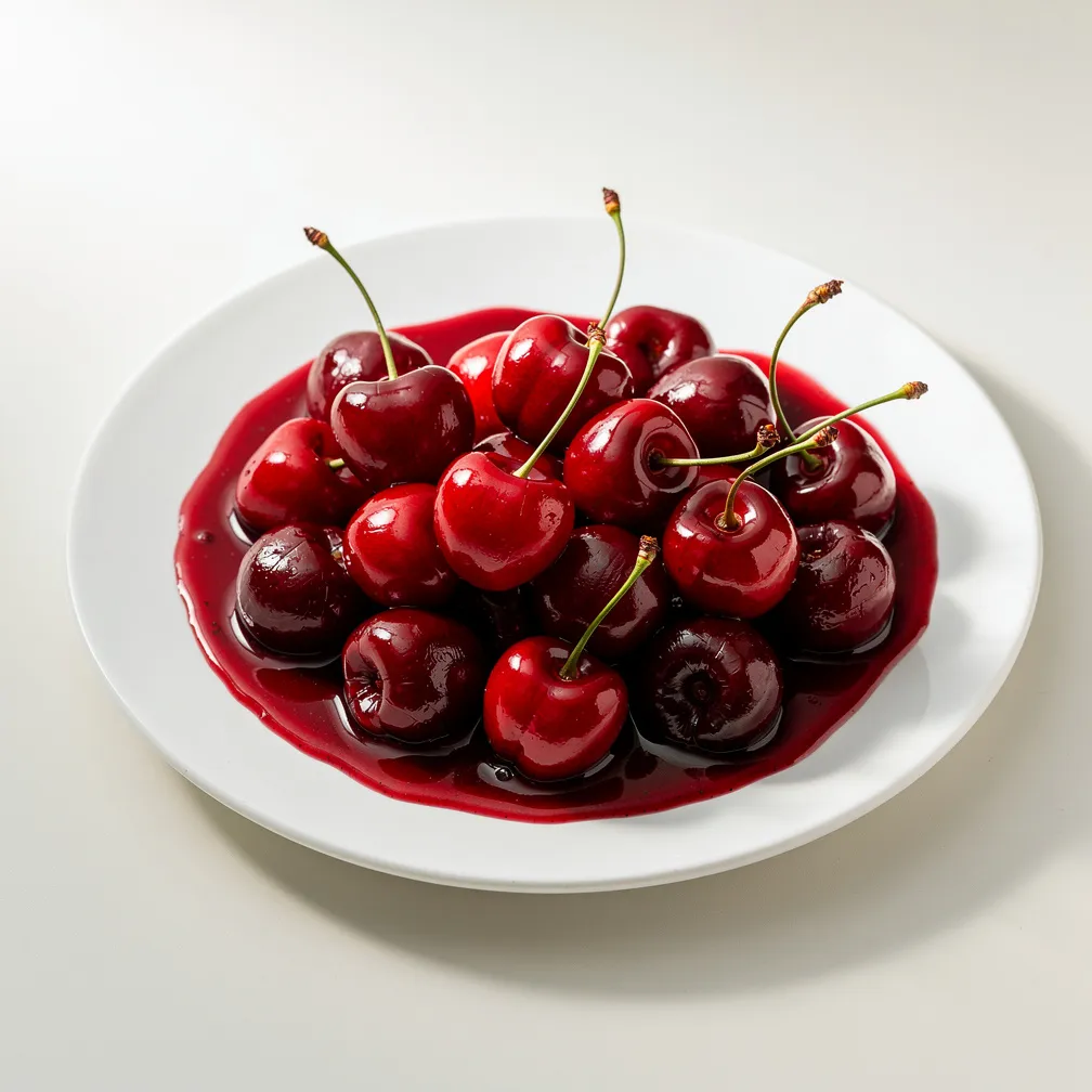 Kirschen, in Zucker eingelegt — nutrition facts