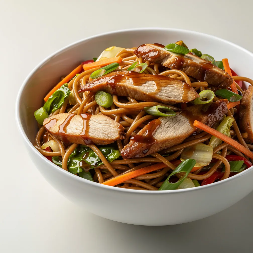 Lo Mein mit Hühnchen — nutrition facts