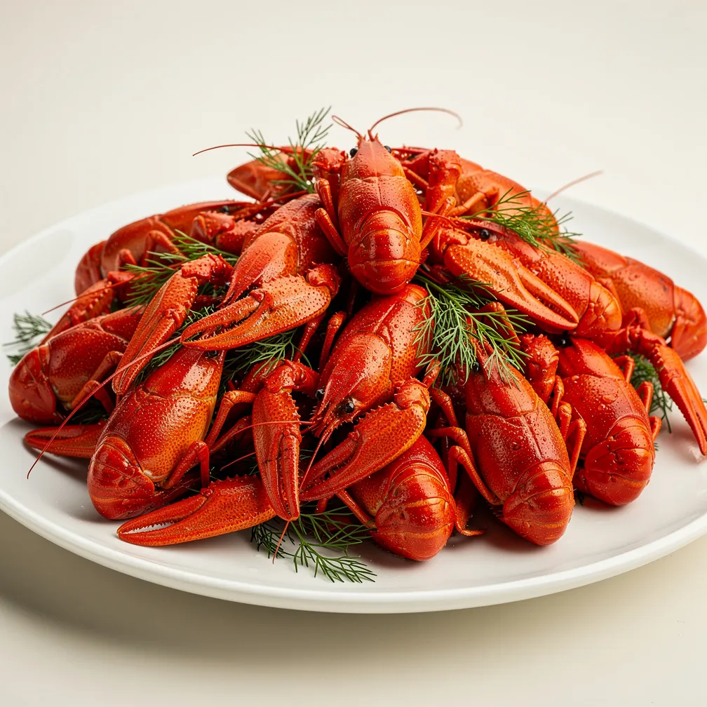 Flusskrebse mit Dill — nutrition facts