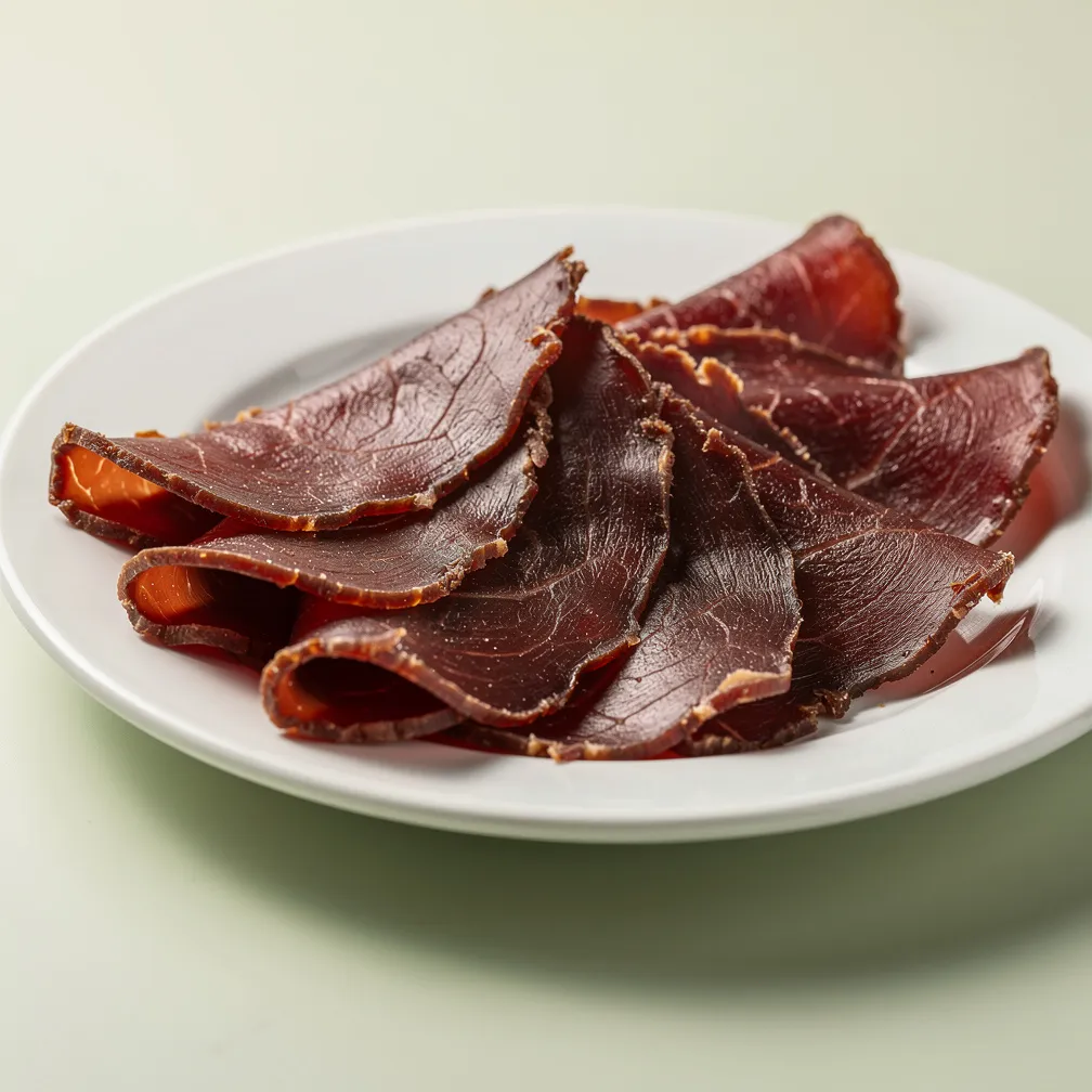 Rindfleisch, getrocknet und gepökelt — nutrition facts