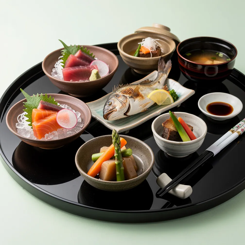 Kaiseki Mehrgangmenü — nutrition facts