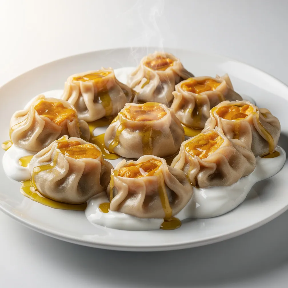 Manti mit Kürbis — nutrition facts