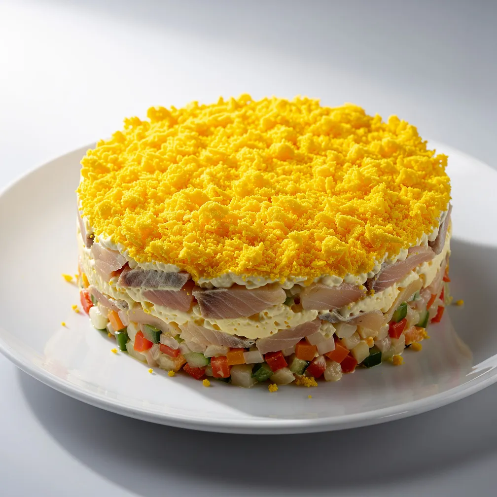 Mimosa-Schichtsalat — nutrition facts