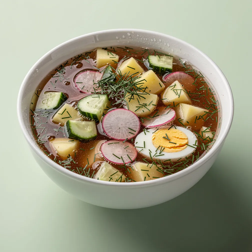 Okroschka mit Kwas — nutrition facts