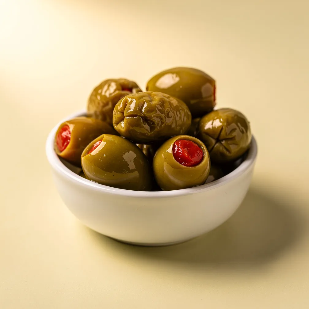 Grüne Oliven, eingelegt — nutrition facts