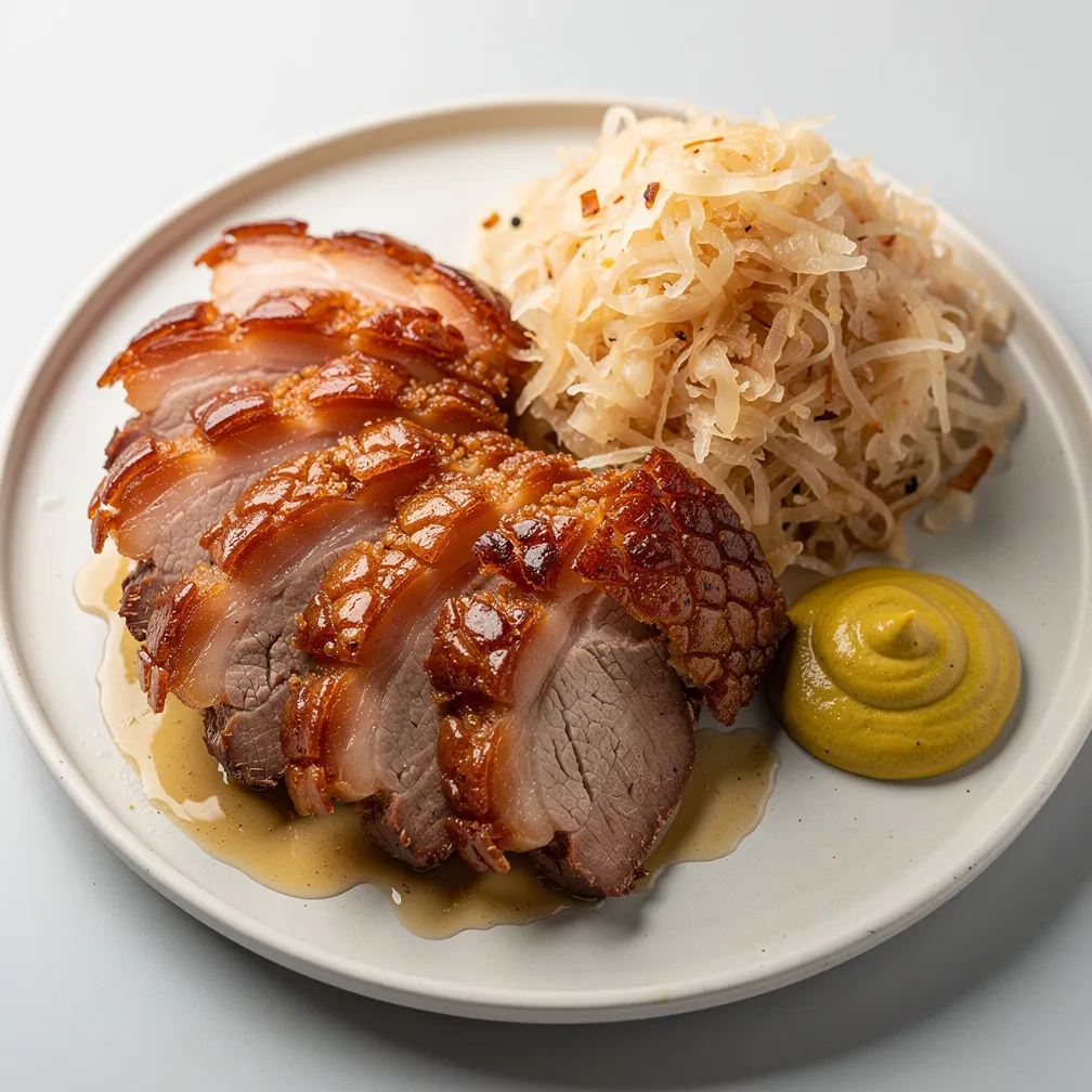 Schweinebraten mit Sauerkraut — nutrition facts