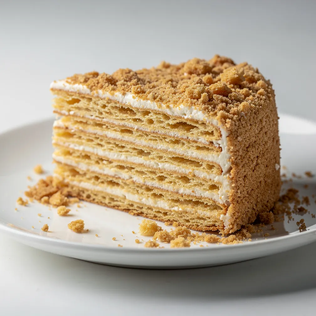 Russische Medovik-Honigkuchen — nutrition facts