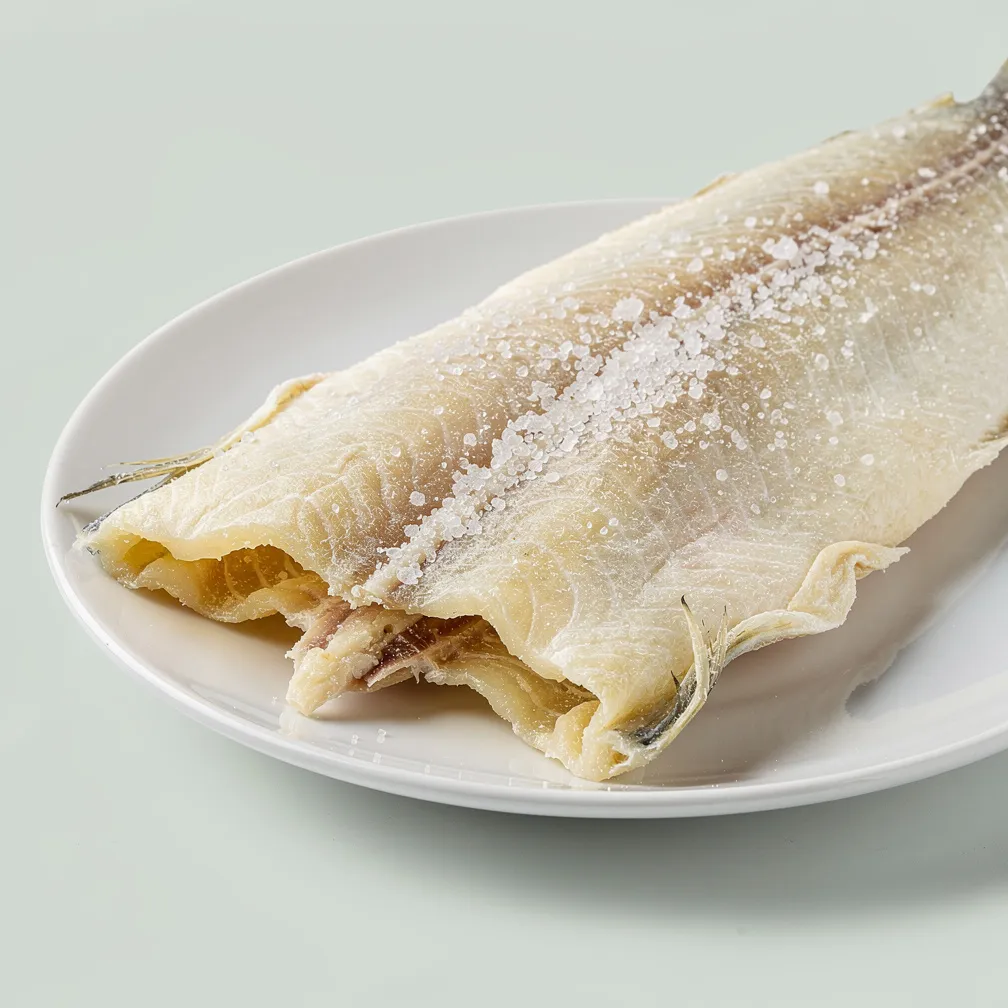 Kabeljau, getrocknet und gesalzen — nutrition facts