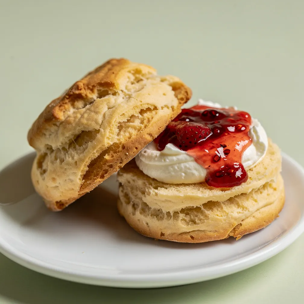 Scone mit Clotted Cream — nutrition facts