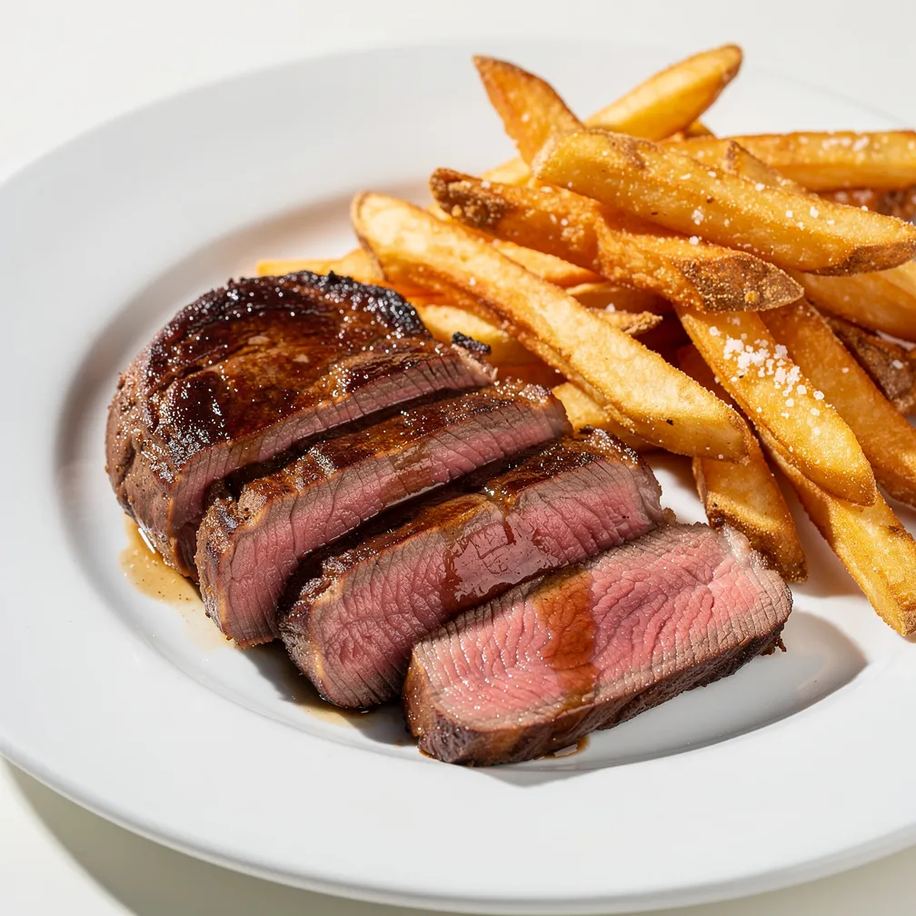 Steak mit Pommes frites — nutrition facts