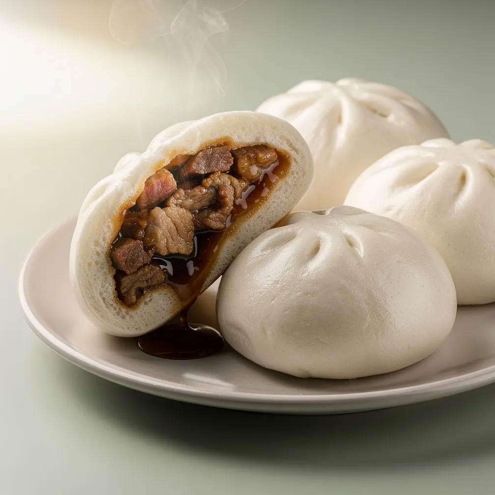 Gedämpftes Bao mit Schweinefleisch — nutrition facts