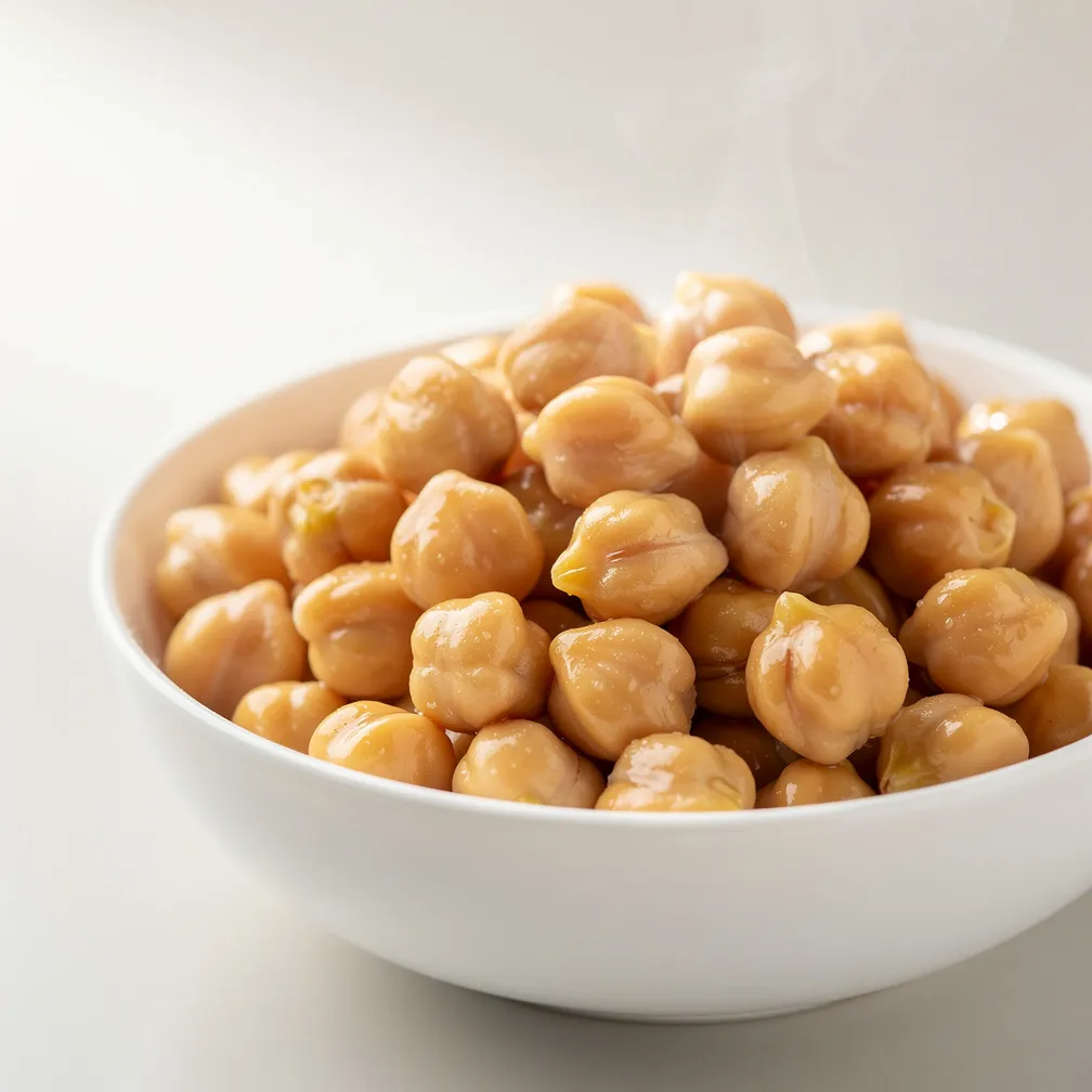 Kichererbsen, gedämpft — nutrition facts