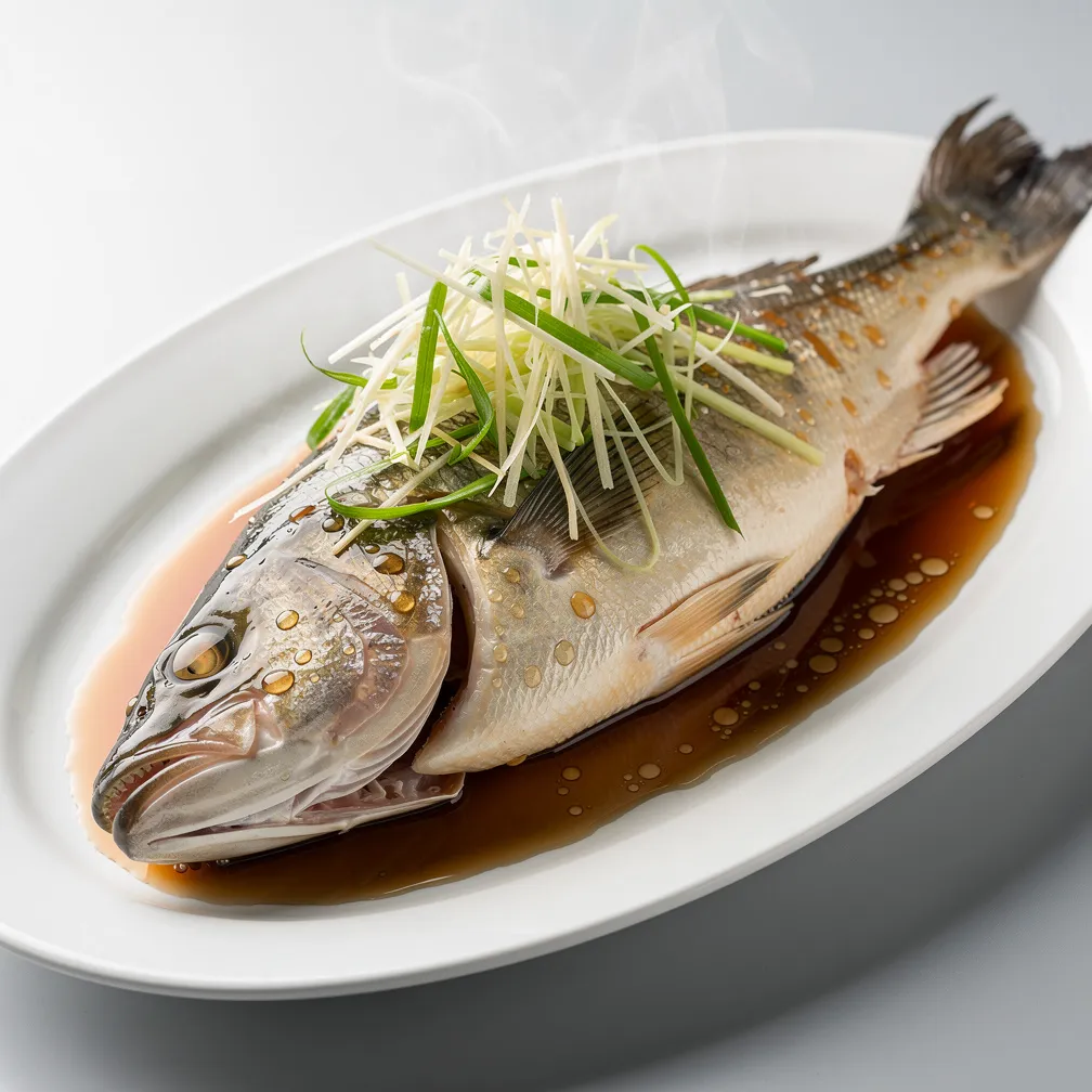 Gedämpfter ganzer Fisch — nutrition facts