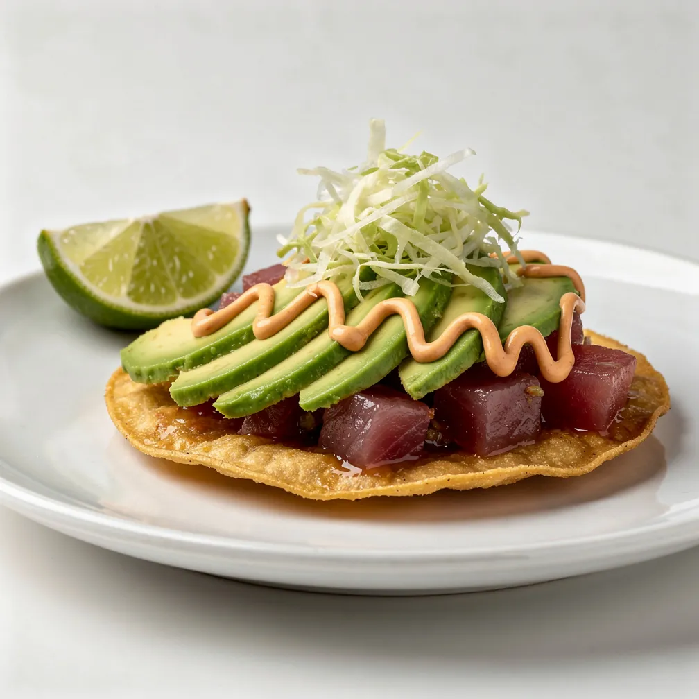 Tostada mit Thunfisch — nutrition facts