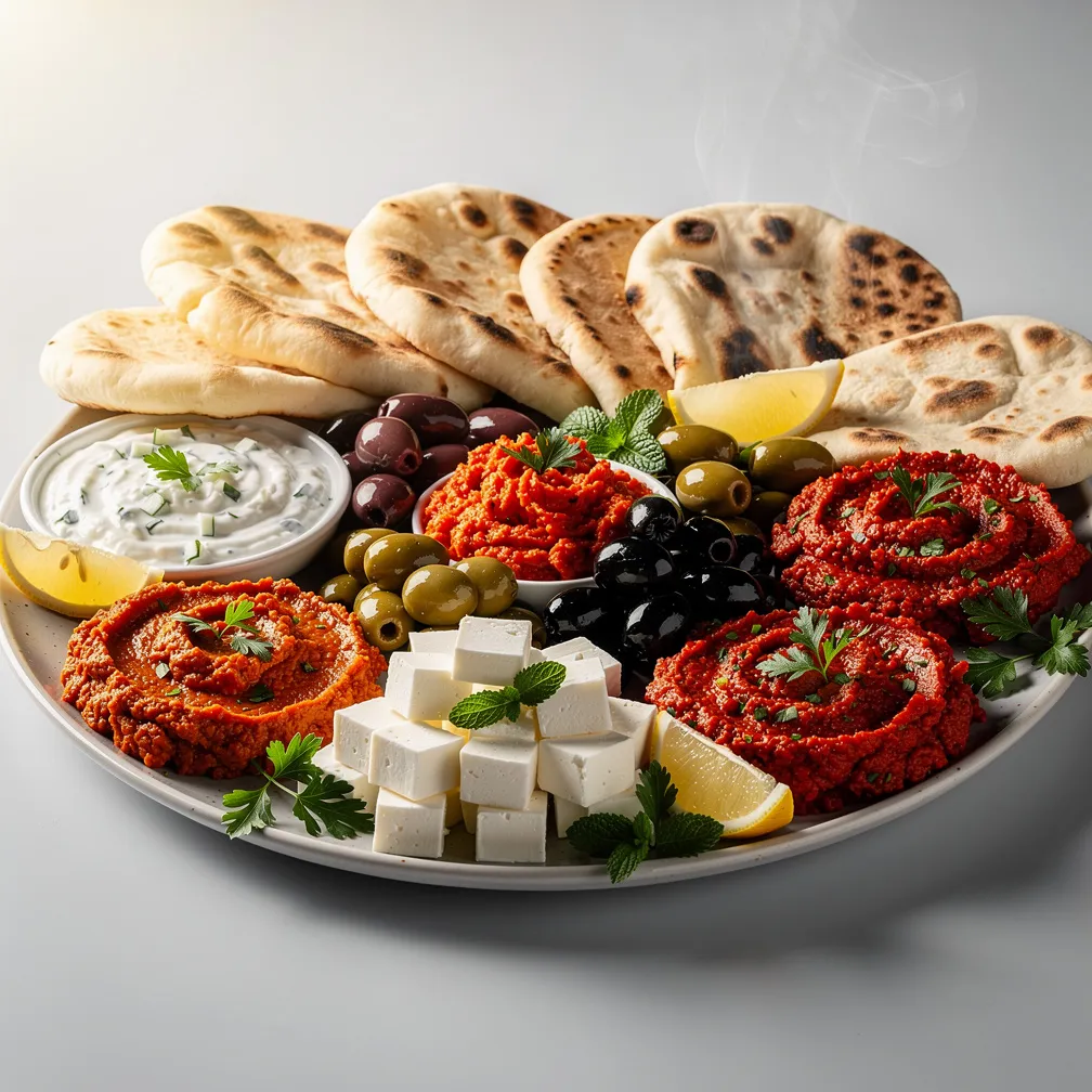 Türkische Meze-Auswahl — nutrition facts