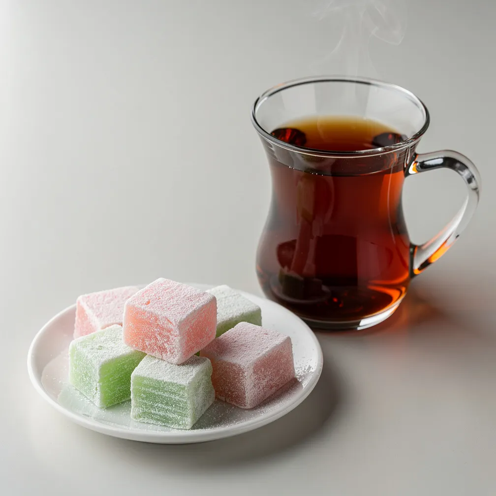 Türkischer Tee mit Lokum — nutrition facts