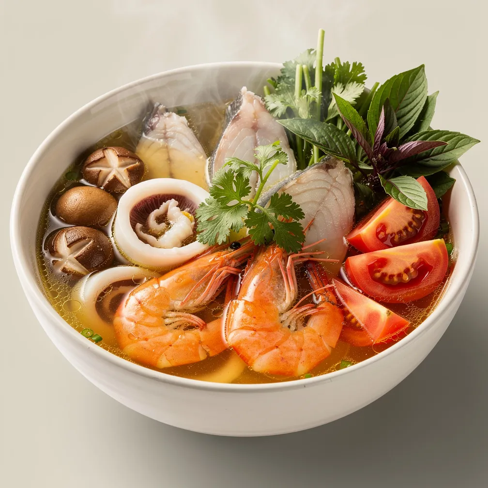 Vietnamesischer Meeresfrüchte-Hotpot — nutrition facts